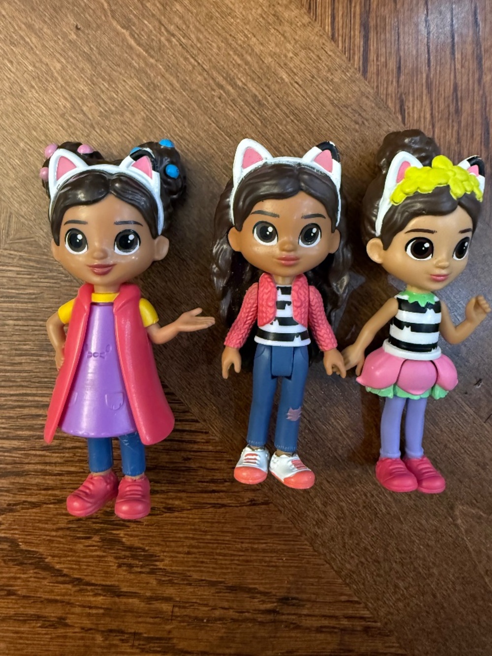 Gabby dollhouse tiny dolls set of 3, toys